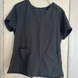 med couture insight scrub set dark grey pewter